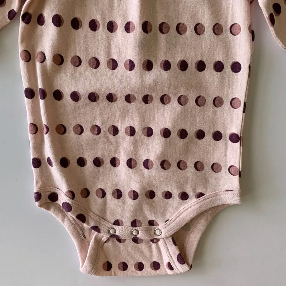 NWT Kate Quinn Baby Girl Moon Phases Bodysuit 12-18 Months